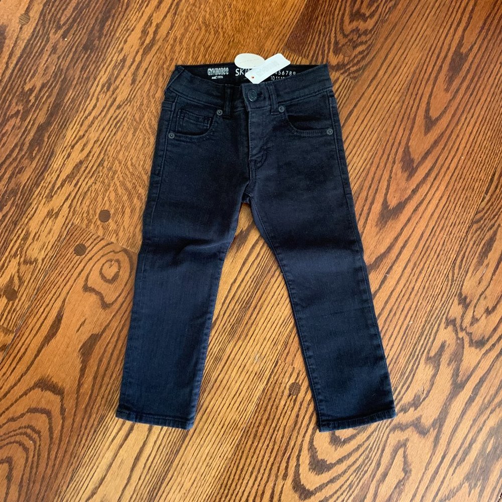 Original Gymboree Boys Skinny Jeans Black Size 3